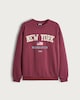 image 5 of OH ME OH MY Cotton Rich New York Sweatshirt in Berry