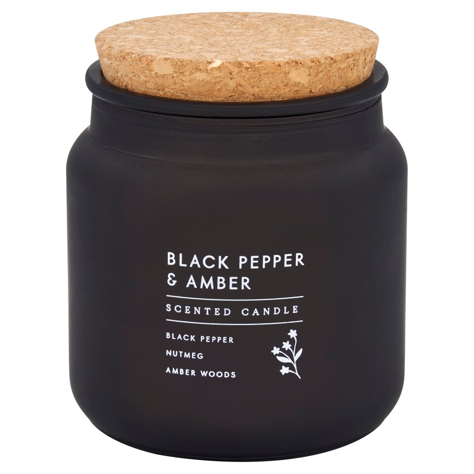 image 1 of F&F Home Apothecary Black Pepper & Amber Candle 350g