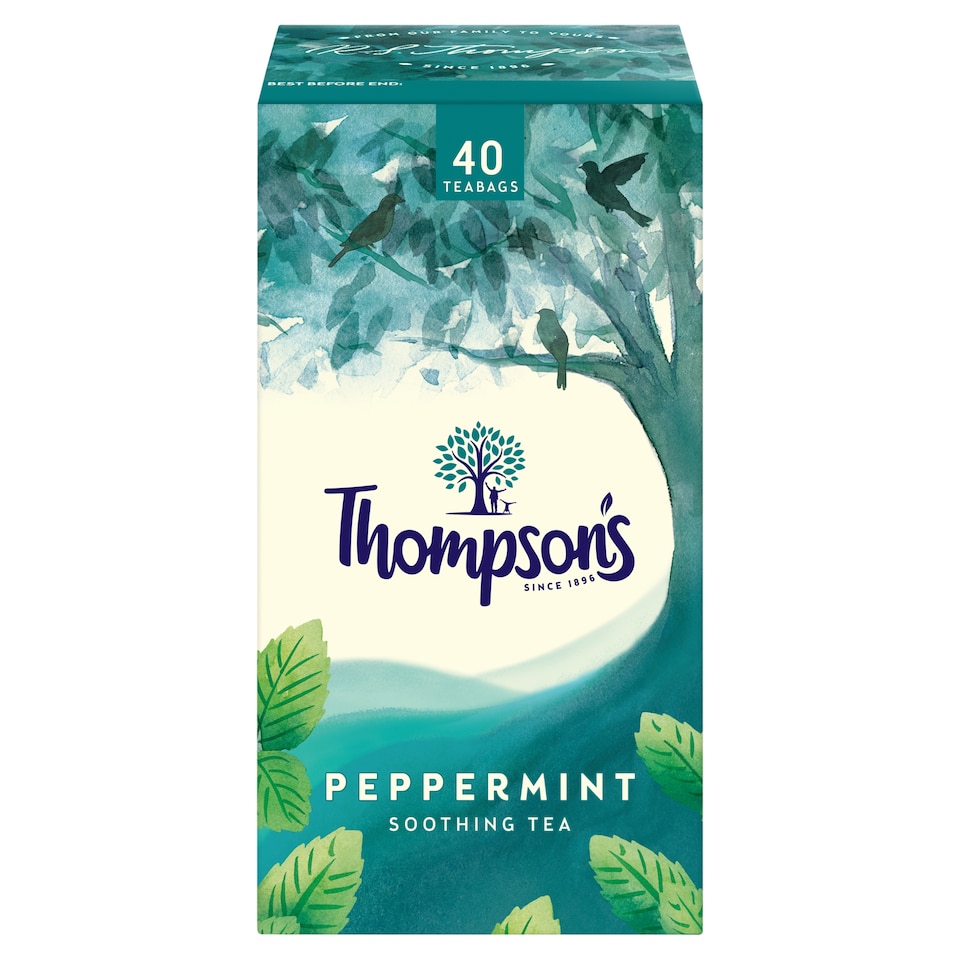 Thompsons' Peppermint 40 Tea Bags 80G