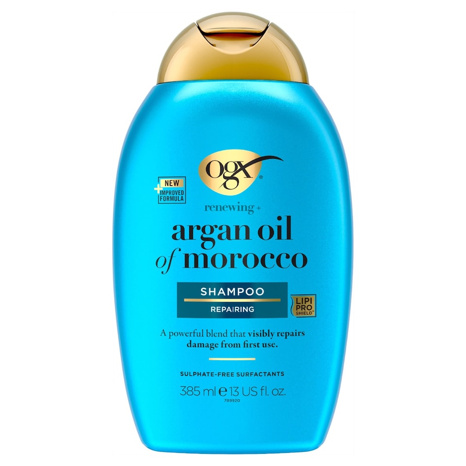 image 1 of OGX Argan Oil of Morocco Hair Shampoo for Dry Damaged Hair 385ml