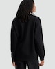 image 3 of F&F Cotton Rich Sleigh Bells Ring Textured Slogan Sweatshirt in Black