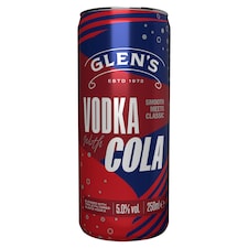 Glen's Vodka With Cola 250ml