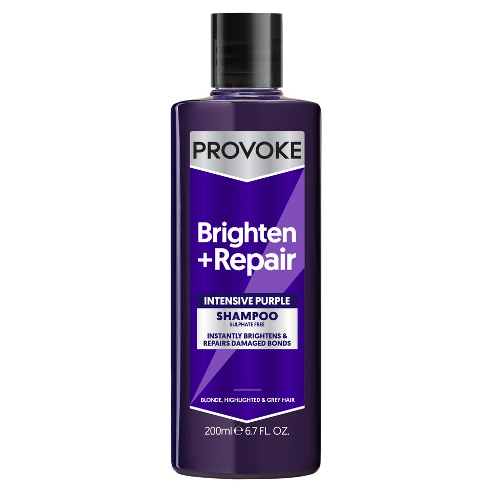 image 1 of Provoke Brighten Plus Repair Intensive Purple Shampoo 200Ml