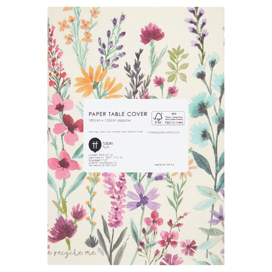 Table Fun Meadow Table Cover 180X120cm Tesco Groceries