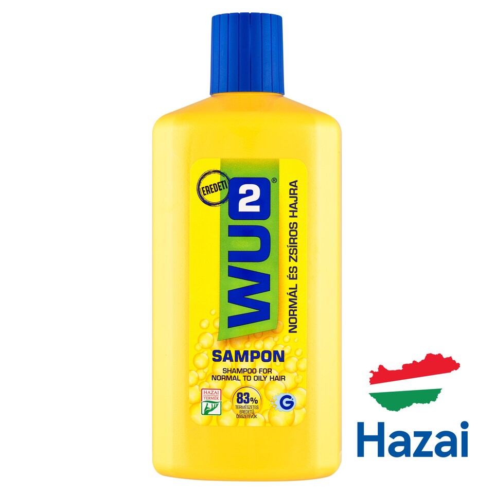 WU2 sampon normál és zsíros hajra 1000 ml