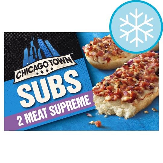 CHICAGO TOWN SUBS 2 MEAT SUPREME 250G Tesco Groceries