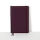 image 2 of Agenzio Soft Touch Medium Ruled Notebook Beetroot 