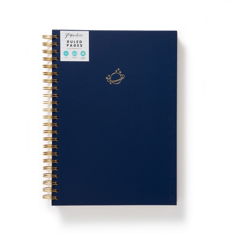 Paperchase Icons A4 Notebook - Planet