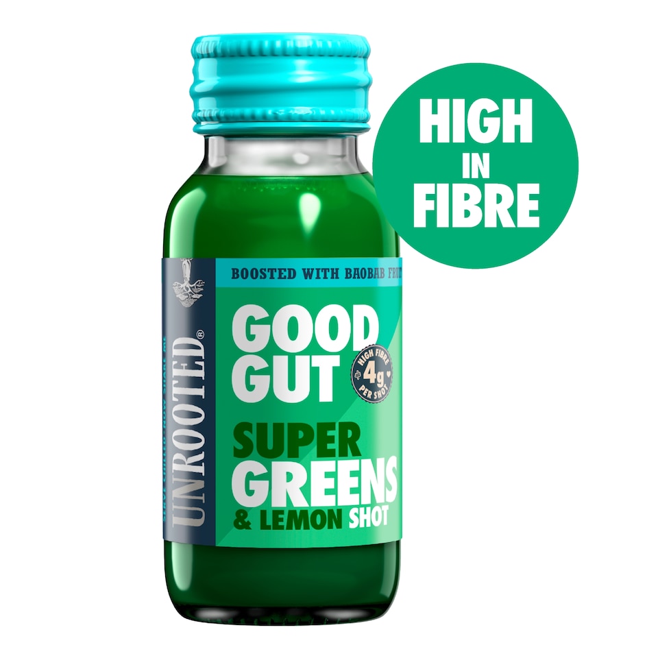 image 1 of UNROOTED Good Gut Super Greens and Lemon Shot 60ml