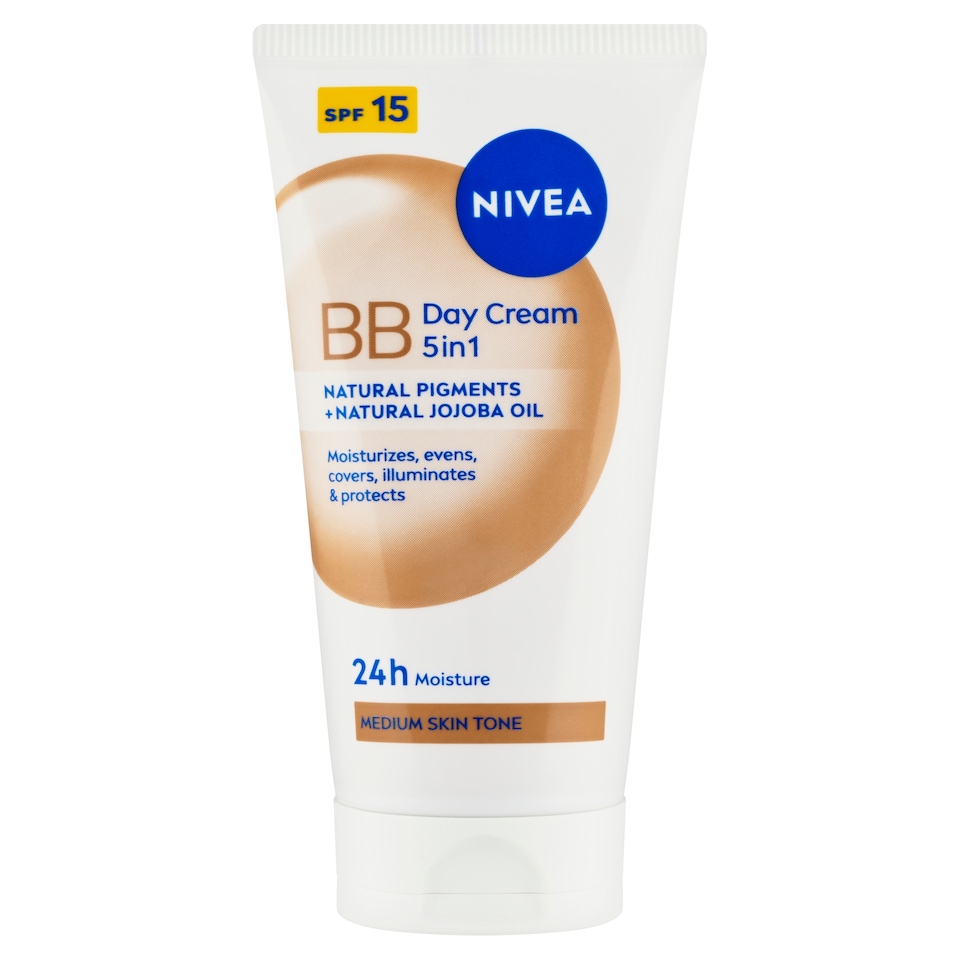 Obrázek 1 pro produkt Nivea Hydratační denní BB krém 5 v 1 pro tmavší odstín pleti OF 15 50ml