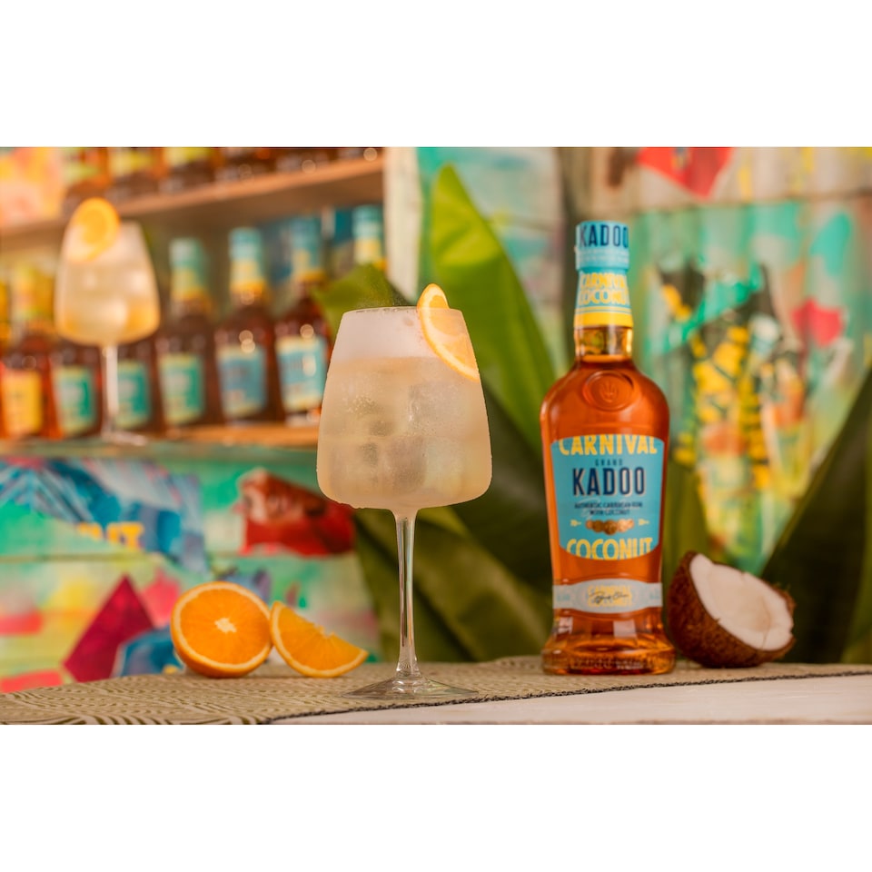 image 1 of Grand Kadoo Carnival Coconut Caribbean Rum 70cl