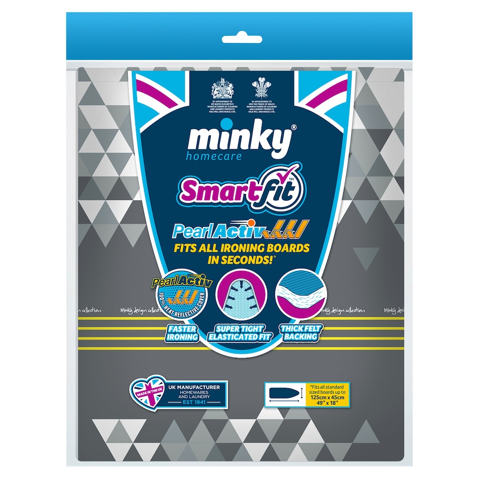 Minky Smart Fit Ironing Board Cover Pearl