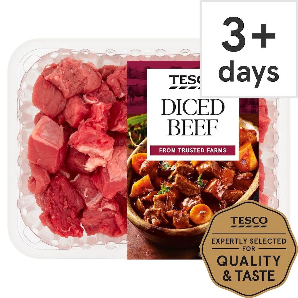 Tesco Diced Beef 400G