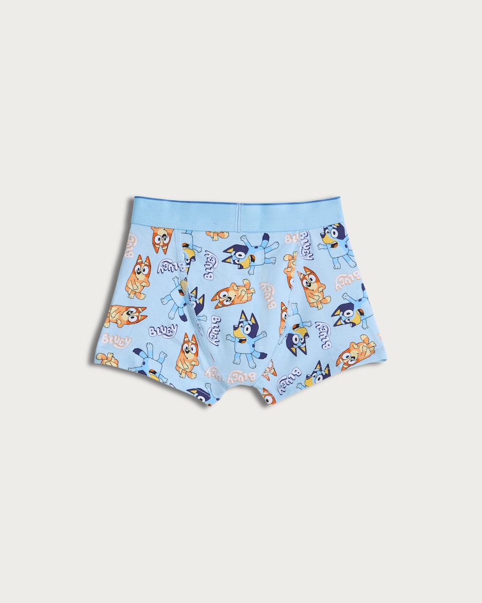 image 1 of Bluey 3-Pack Cotton Rich Trunks in Multi