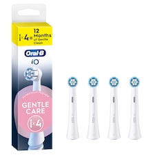 Oral-B iO Gentle Clean White Toothbrush Heads 4 Pack