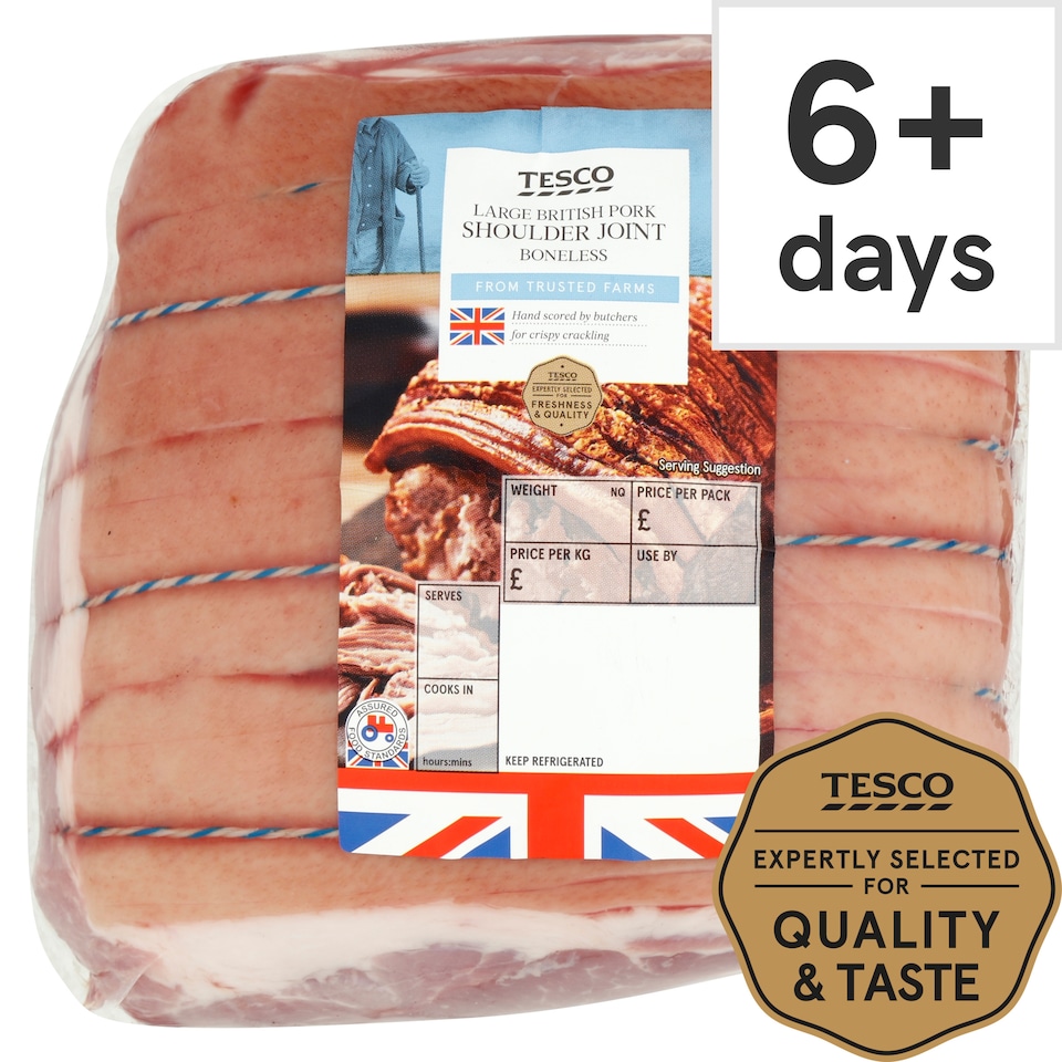 image 1 of Tesco Large Pork Shoulder Joint