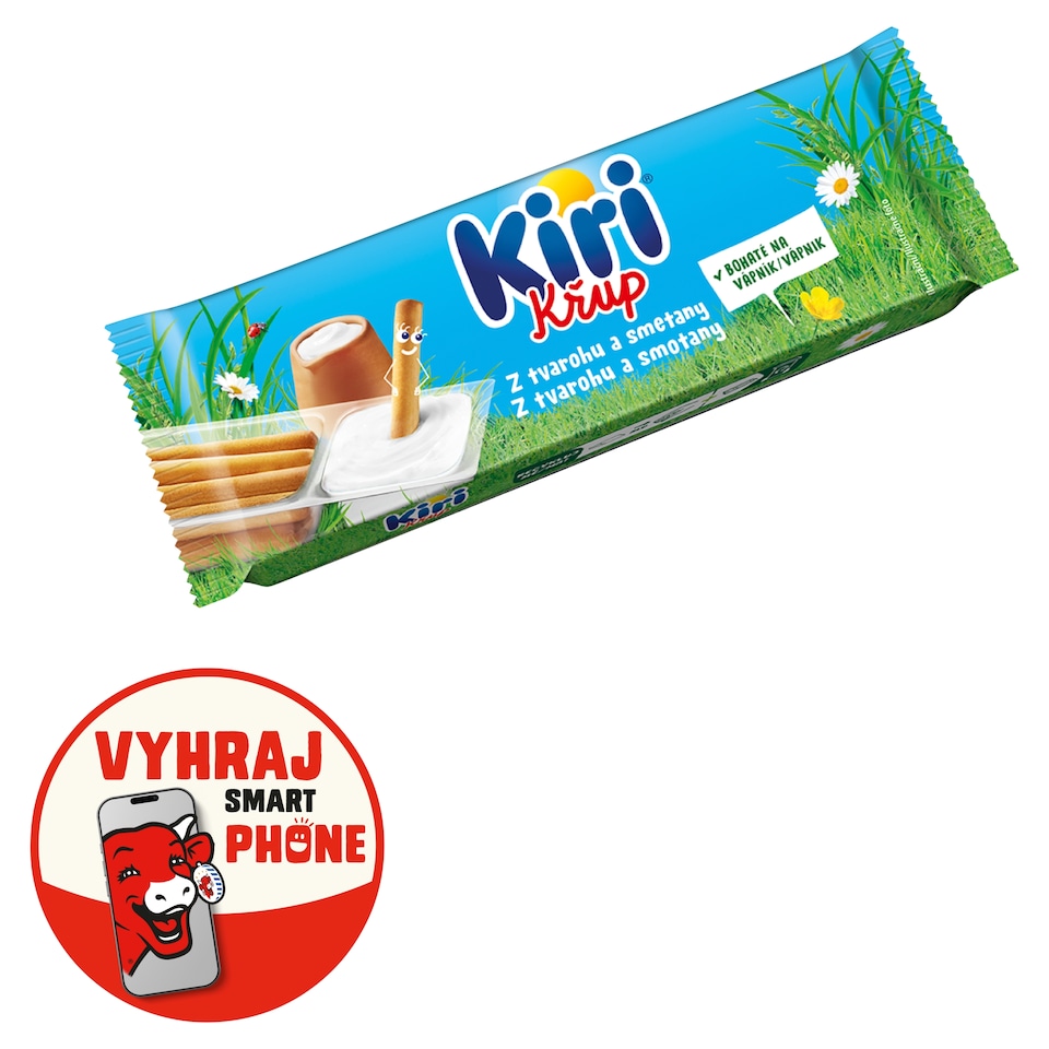 Kiri Křup Spreadable Processed Cheese and Durable Sticks 35 g