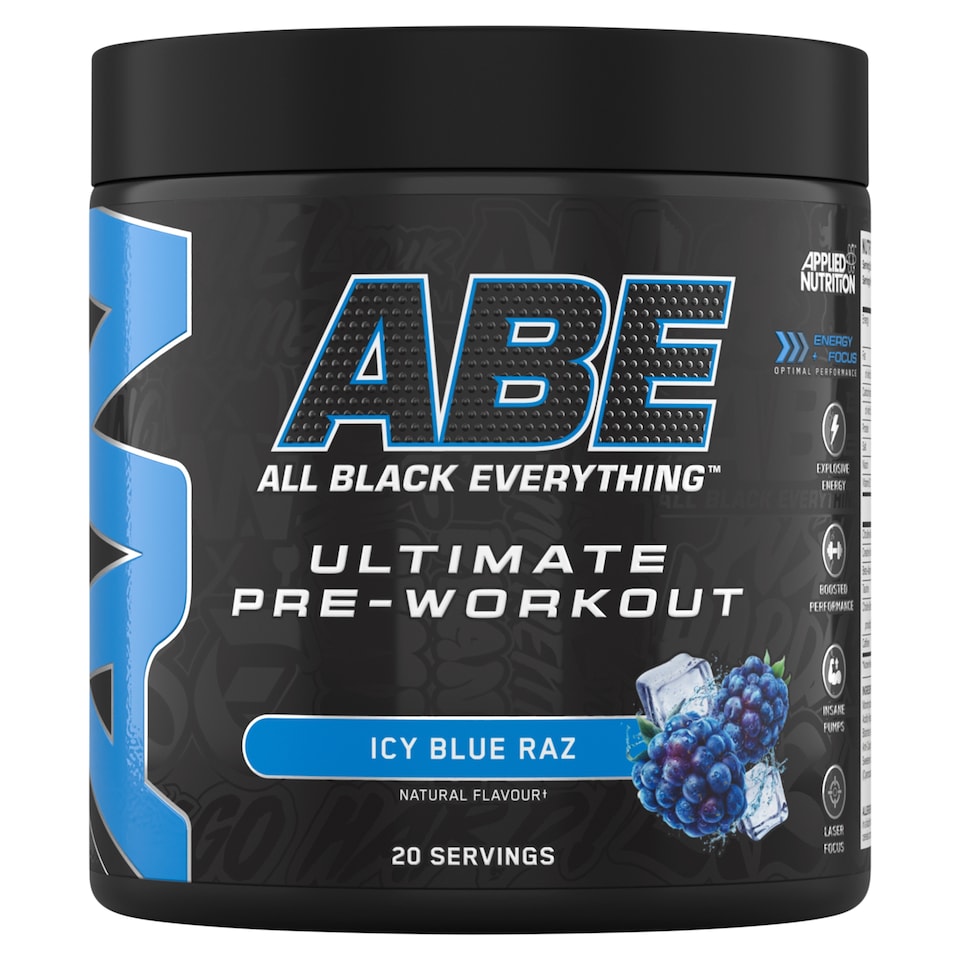 image 1 of Applied Nutrition ABE Ultimate Pre Workout Icy Blue Raz 250g