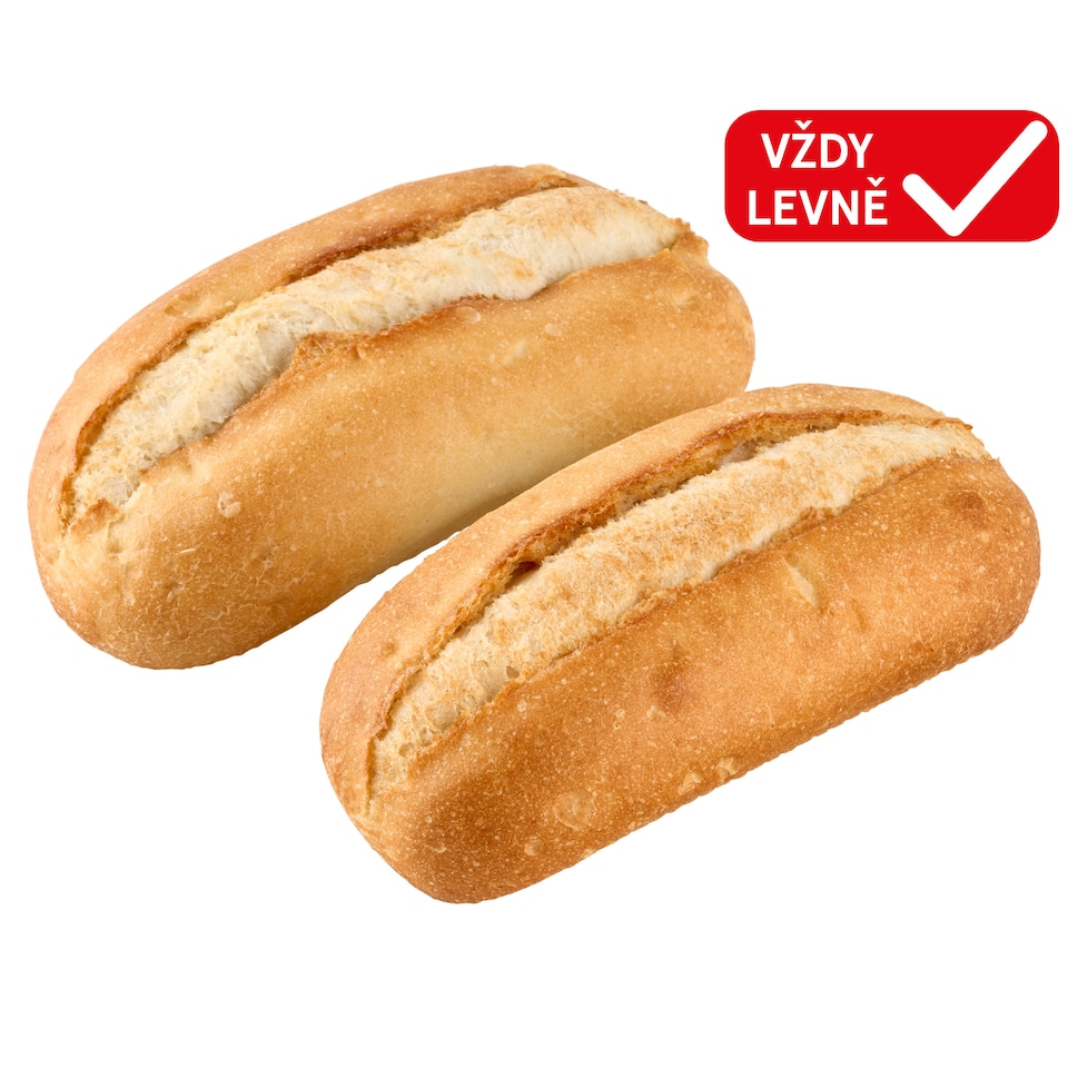image 1 of Tesco Baguette Small White 65g