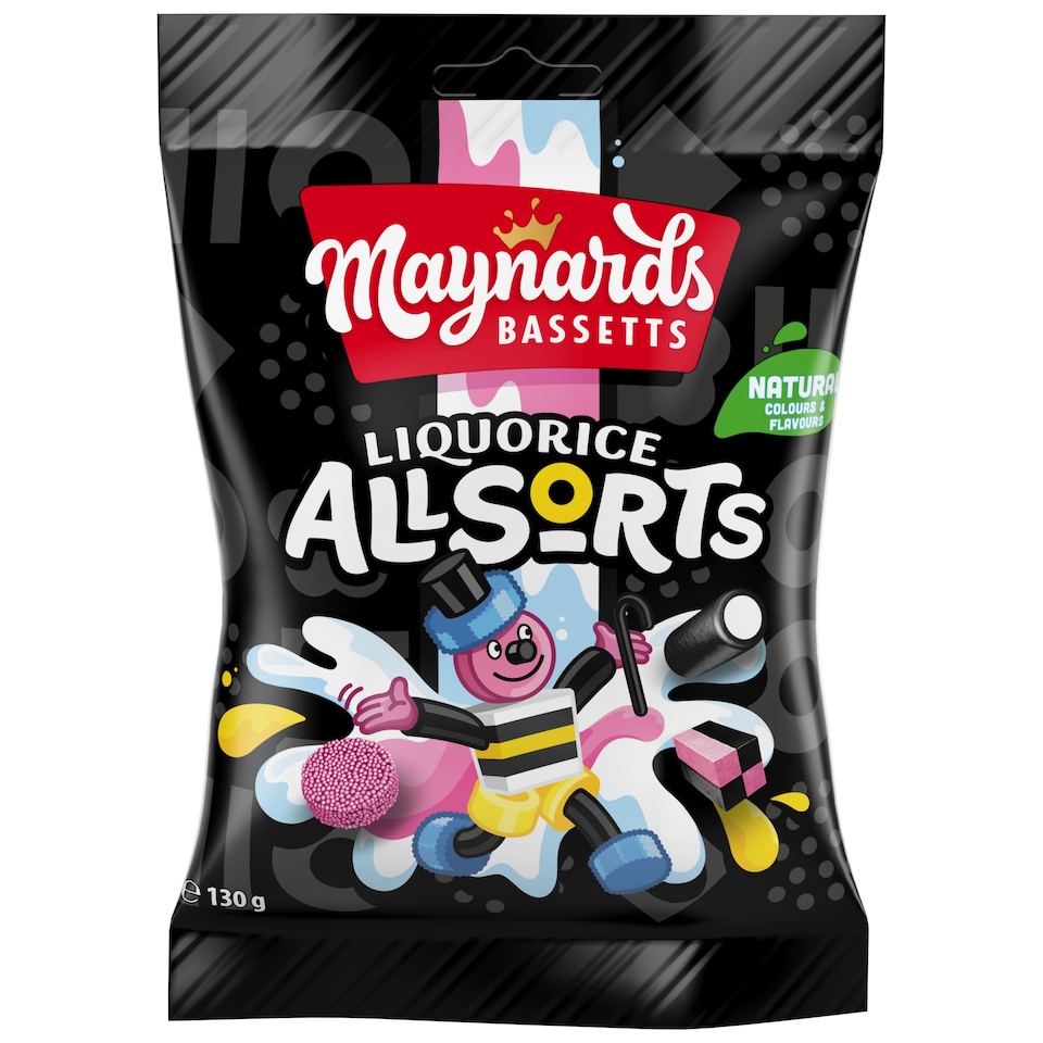 M/Bassetts Liquorice Allsorts 130G