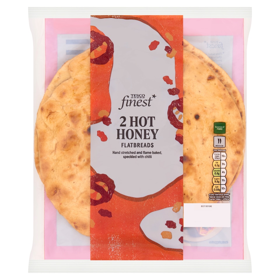 Tesco Finest Hot Honey Flatbreads 2 pack