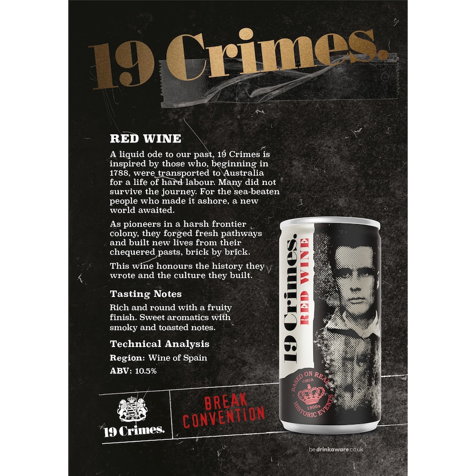 image 1 of 19 Crimes Red 187ml