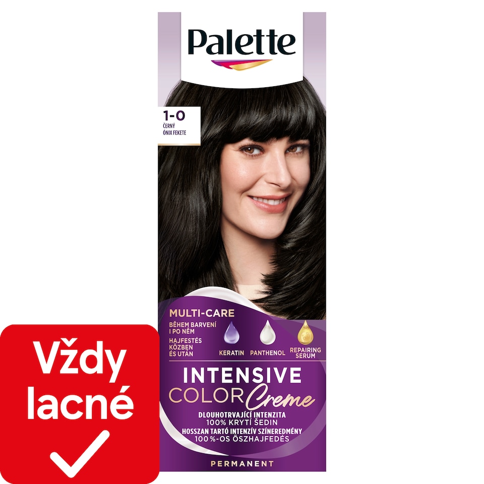 obrázok 1 z Palette Intensive Color Creme farba na vlasy Čierny 1-0