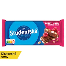 ORION Študentská pečať Milk Chocolate with Peanuts, Jelly and Pieces with Raspberry Flavor 170 g