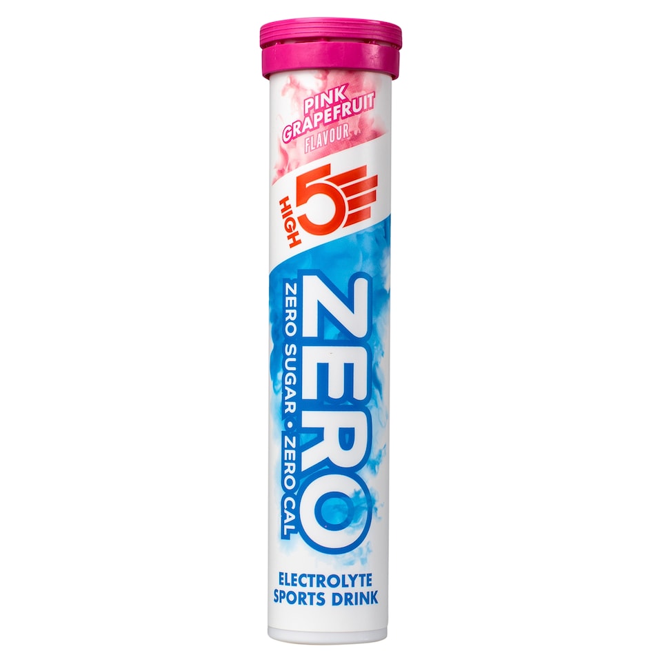 High5 Zero Electrolyte Sports Drink x20 Tablets, Pink Grapefruit Flavour 80g