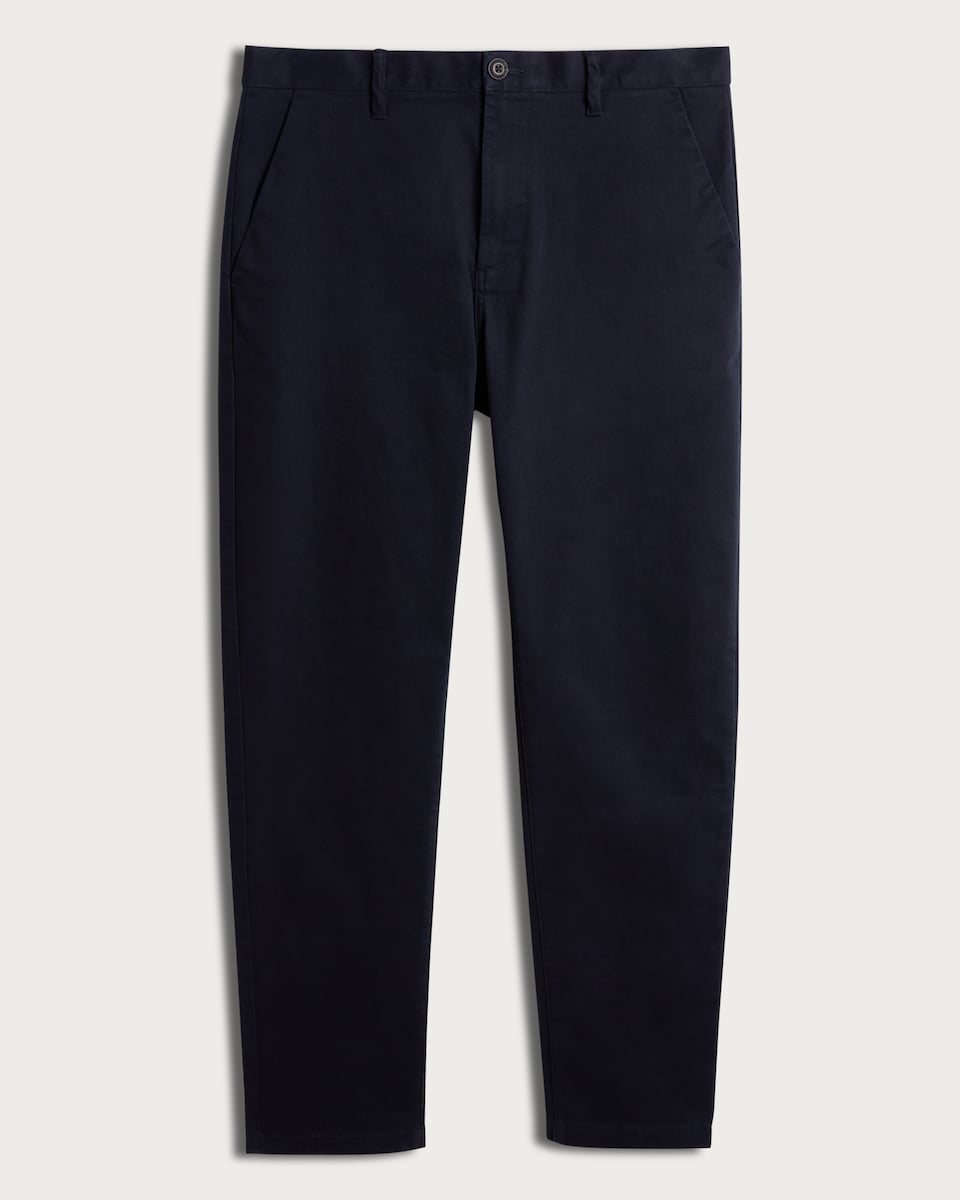 F&F FREEFIT® Slim Leg Chino Trousers in Navy