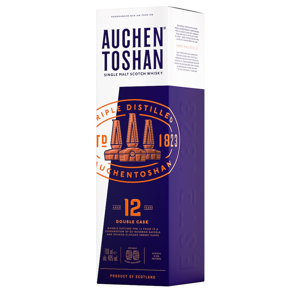 image 1 of Auchentoshan 12 Year Old Single Malt Scotch Whisky 70cl