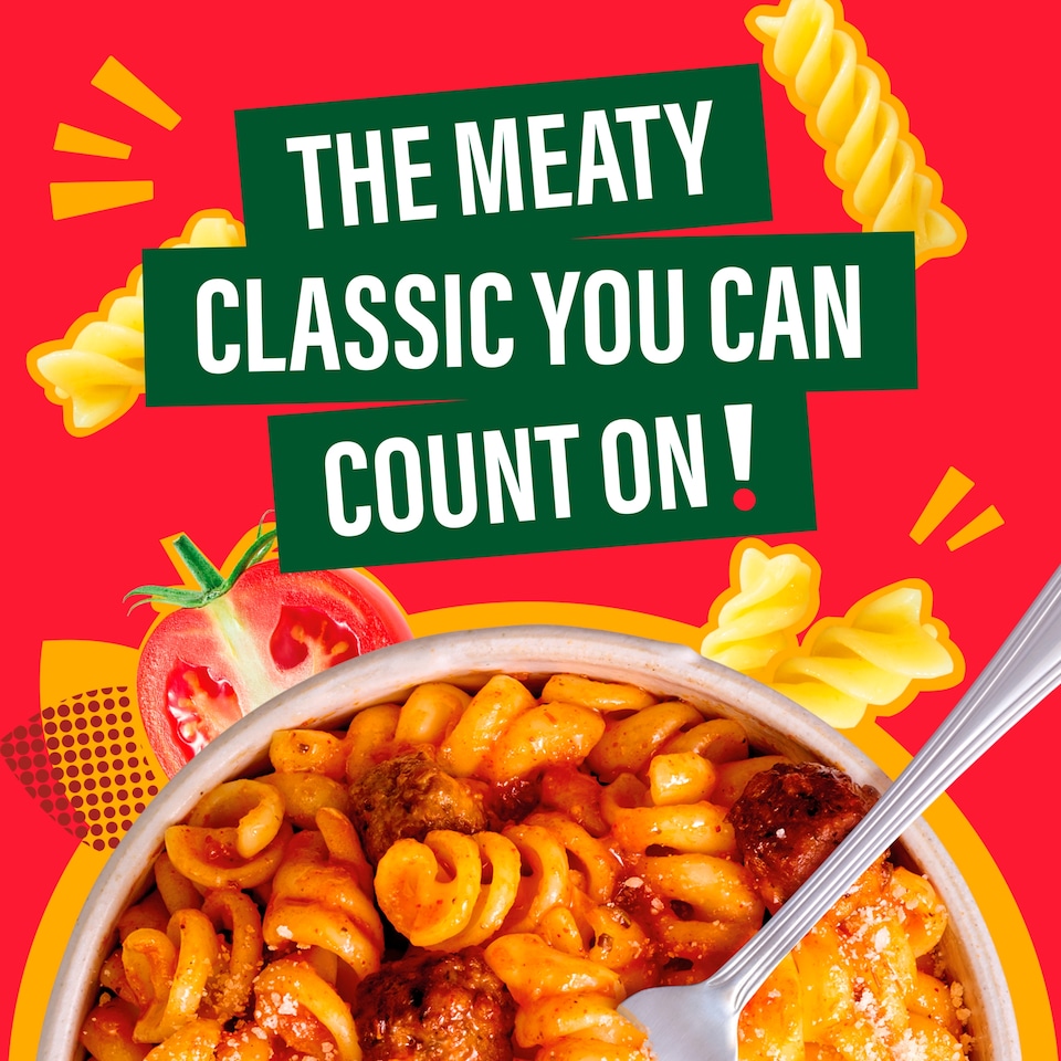 image 1 of Dolmio Classics Meatballs Fusilli Pasta Ready Meal 250g 