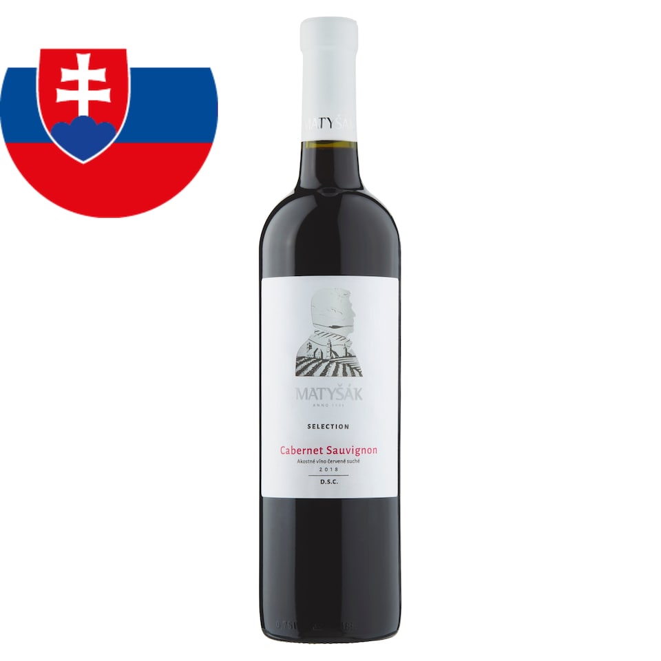 Matyšák Selection Cabernet Sauvignon Quality Dry Red Wine 0.75 L