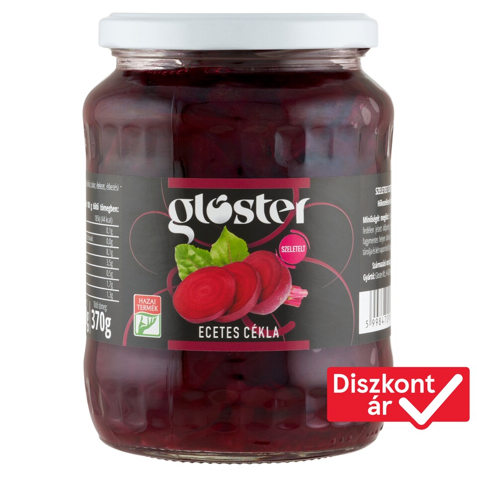 Gloster szeletelt ecetes cékla 680 g