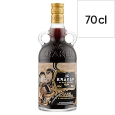 The Kraken Black Spiced Rum Dark Caramel & Cornish Sea Salt 70cl