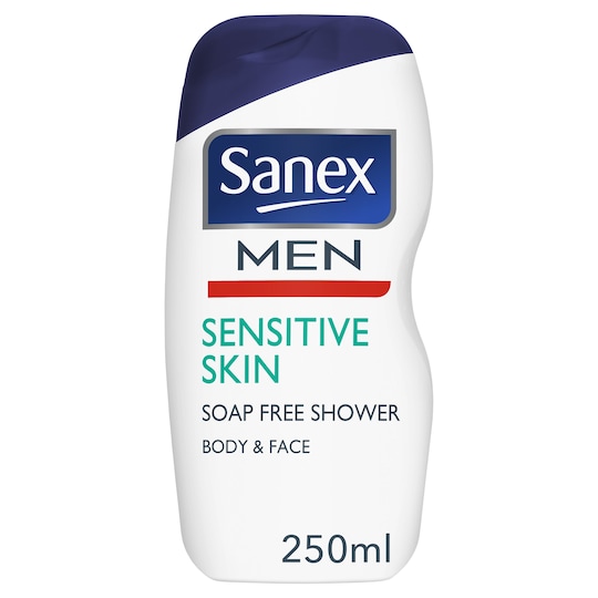 Sanex Mens Sensitive Skin Shower Gel 250Ml Tesco Groceries