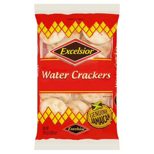 EXCELSIOR JAMAICAN WATER CRACKERS 150G Tesco Groceries