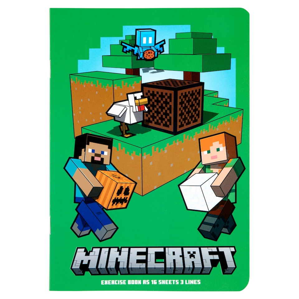 Minecraft Zošit A5 16 listov