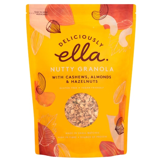 Deliciously Ella Nutty Granola 500G Tesco Groceries