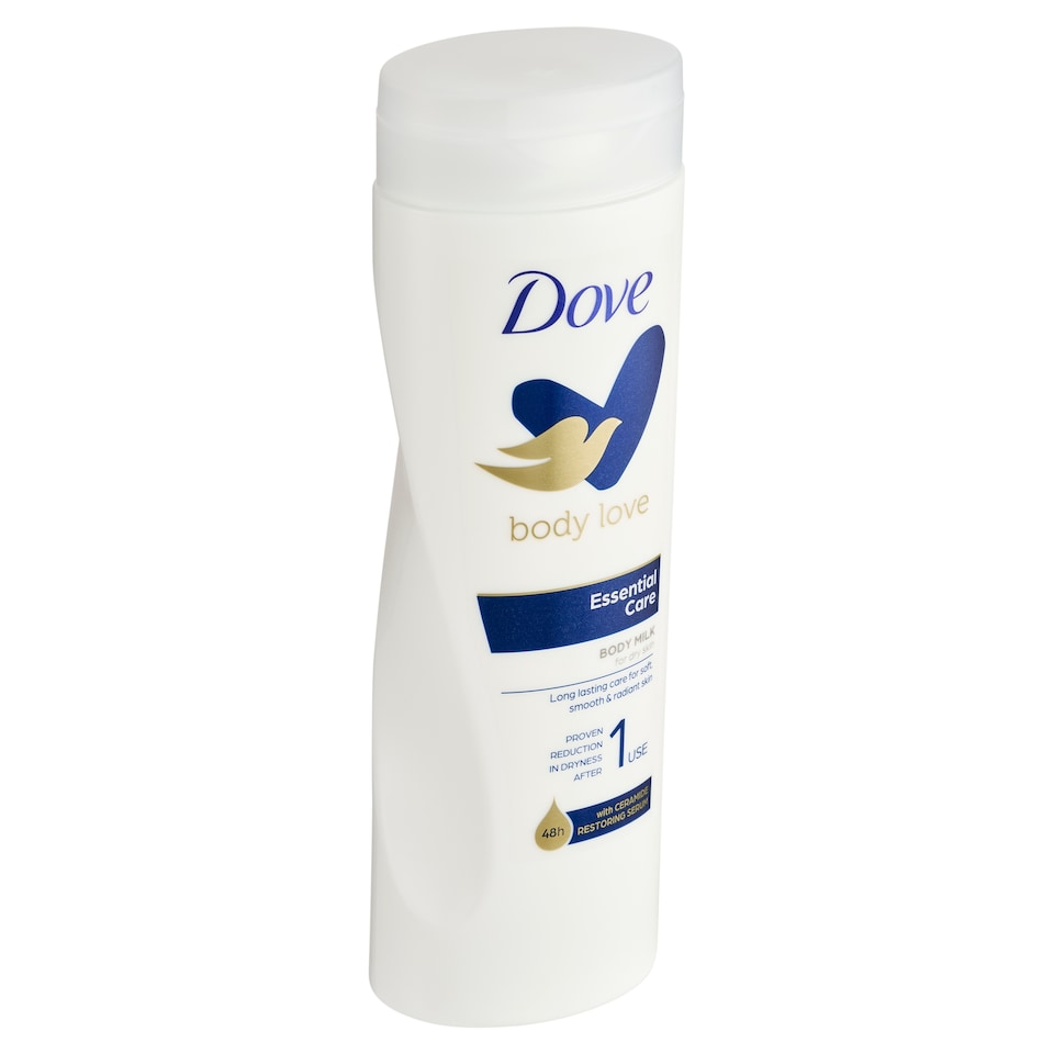 image 1 of Dove Body Love Essential Care Body Milk for Dry Skin 400ml
