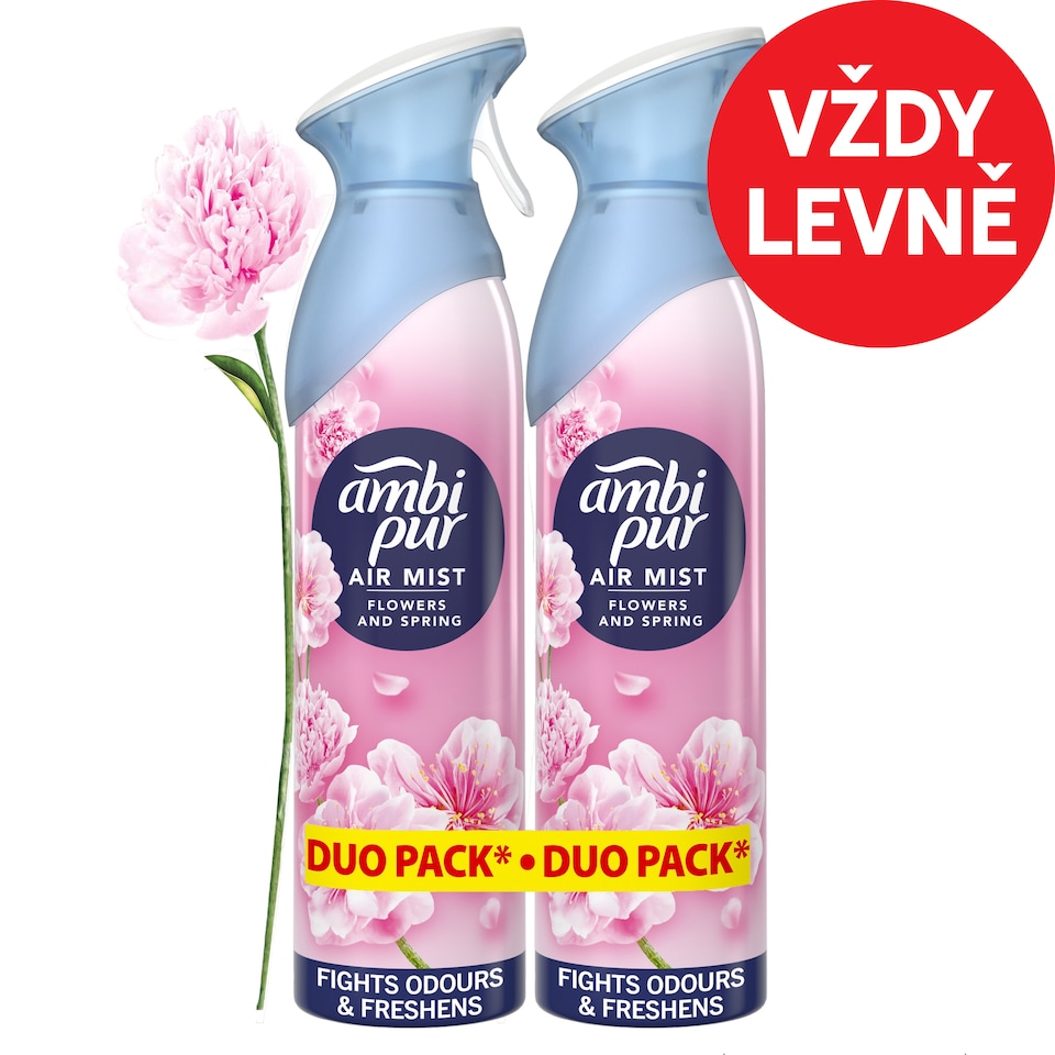 Ambi Pur Air Freshener Spray Flowers and Spring 370 ML