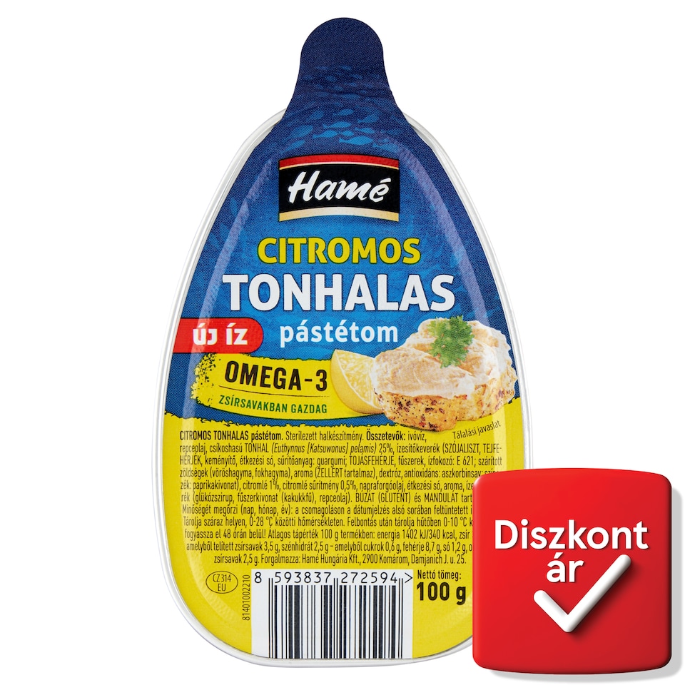 Hamé citromos tonhalas pástétom 100 g