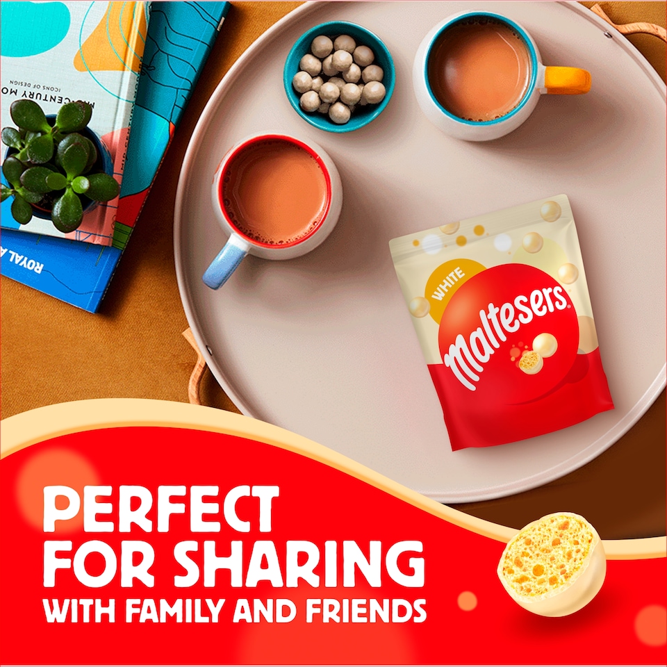 image 1 of Maltesers White Chocolate Pouch 74g