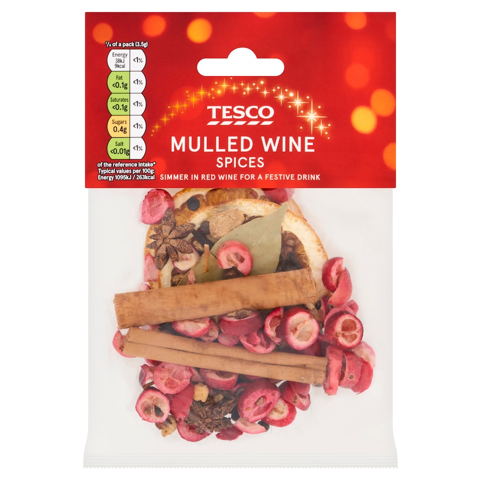 Tesco Mulled Wine Spices 21G