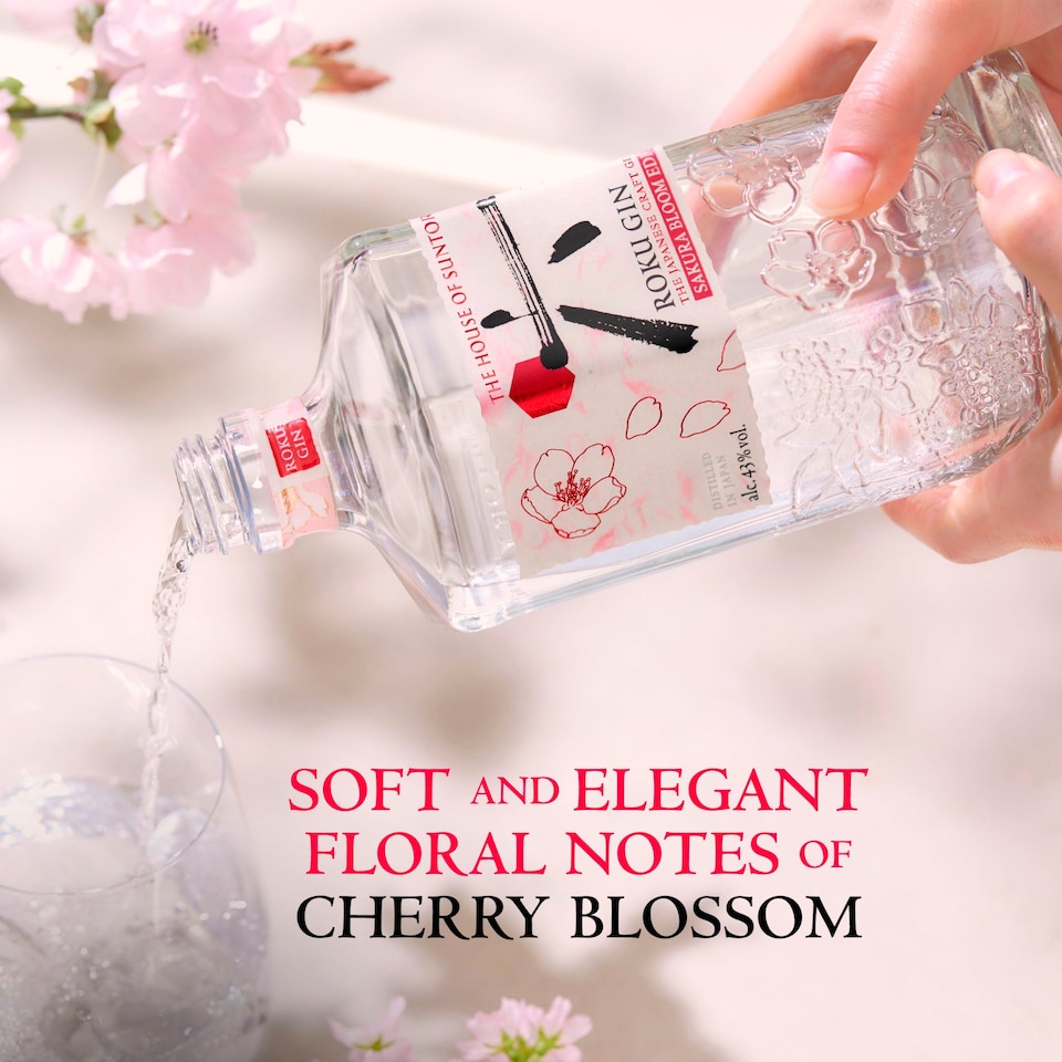 image 1 of ROKU Japanese Craft Gin Sakura Bloom Edition 70cl