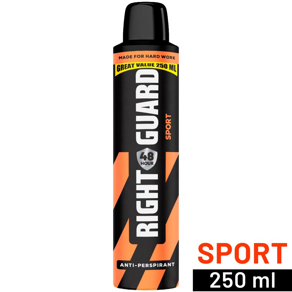 Right Guard Total Defence 5 Sport Antiperspirant Deodorant 250Ml