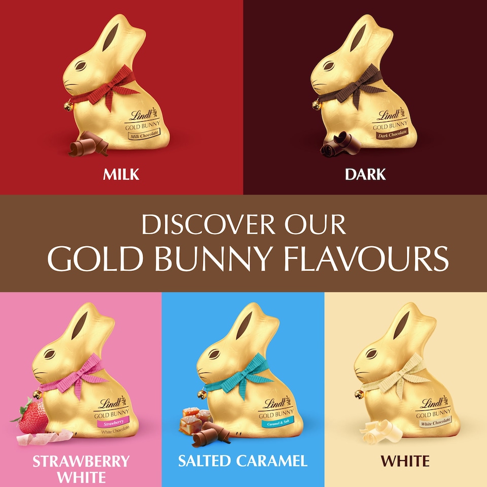 image 1 of Lindt Gold Bunny White Chocolate 200G