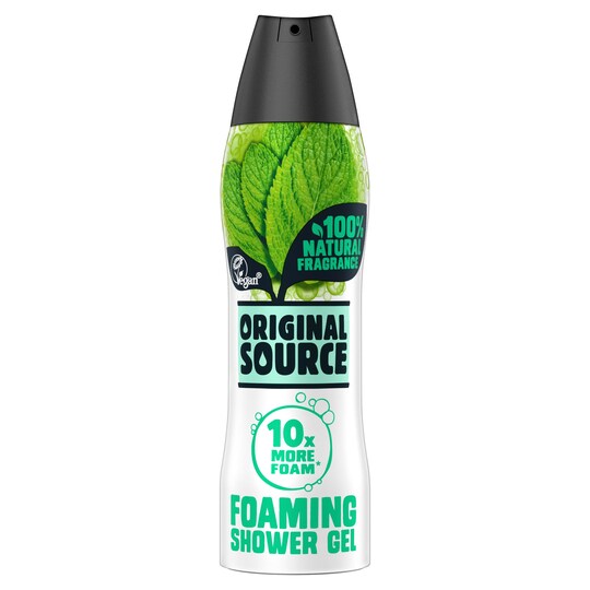 Original Source Mint And Tea Tree Foaming Shower Gel 180Ml Tesco