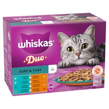 Whiskas Duo Surf & Turf in Jelly 12 x 85g (1.02kg)