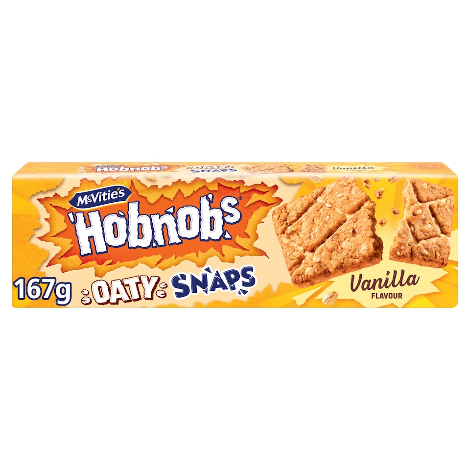 image 1 of McVitie's Hobnobs Oaty Snaps Vanilla 167g